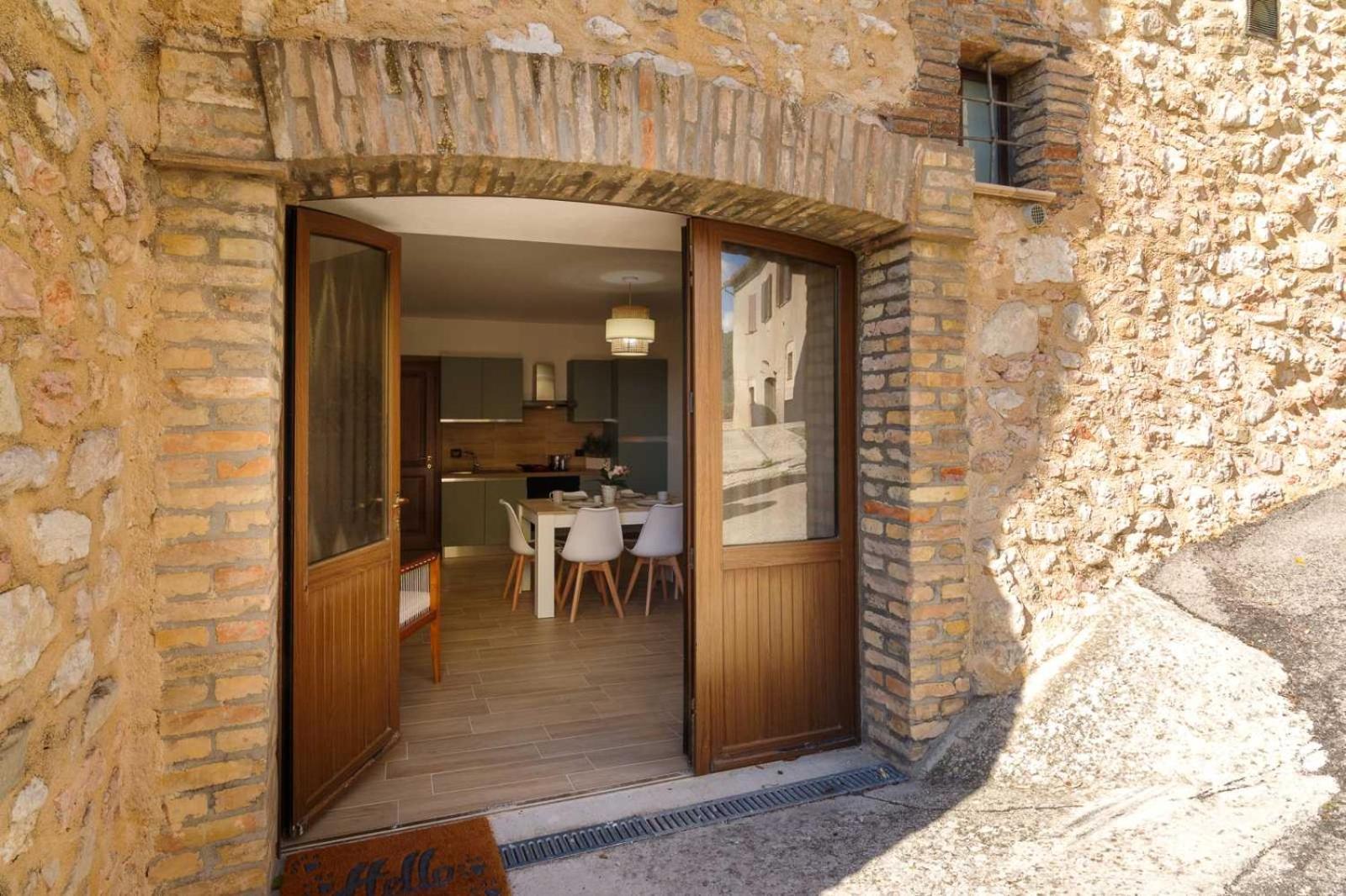 Appartamento Casa Olivetta Trevi Esterno foto